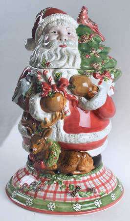 Winterland Figural Cookie Jar & Lid