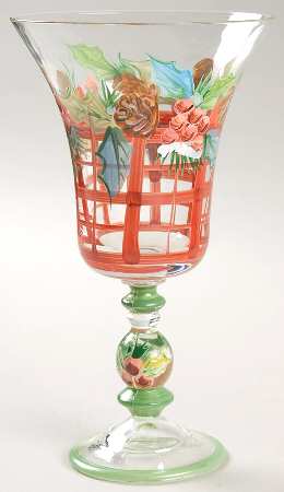 Winterland Glassware Goblet