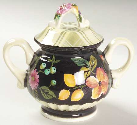 Jardiniere Sugar Bowl & Lid