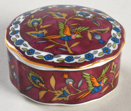 Silk Road 2" Octagonal Box & Lid