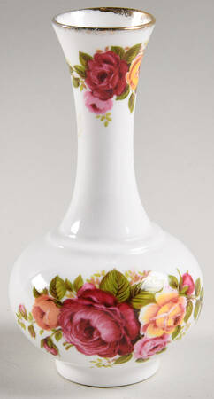 Cottage Rose 4" Bud Vase