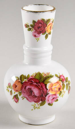 Cottage Rose 4" Bud Vase
