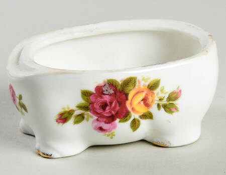 Cottage Rose Pig Box No Lid
