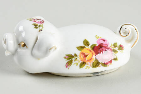 Cottage Rose Lid for Pig Box