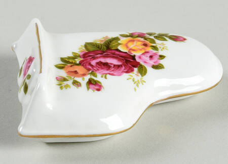 Cottage Rose Lid for Figural Covered Box