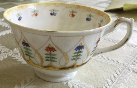 Coeur Fleurs Footed Cup