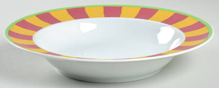 Stripes 3 Large Rim Soup Bowl