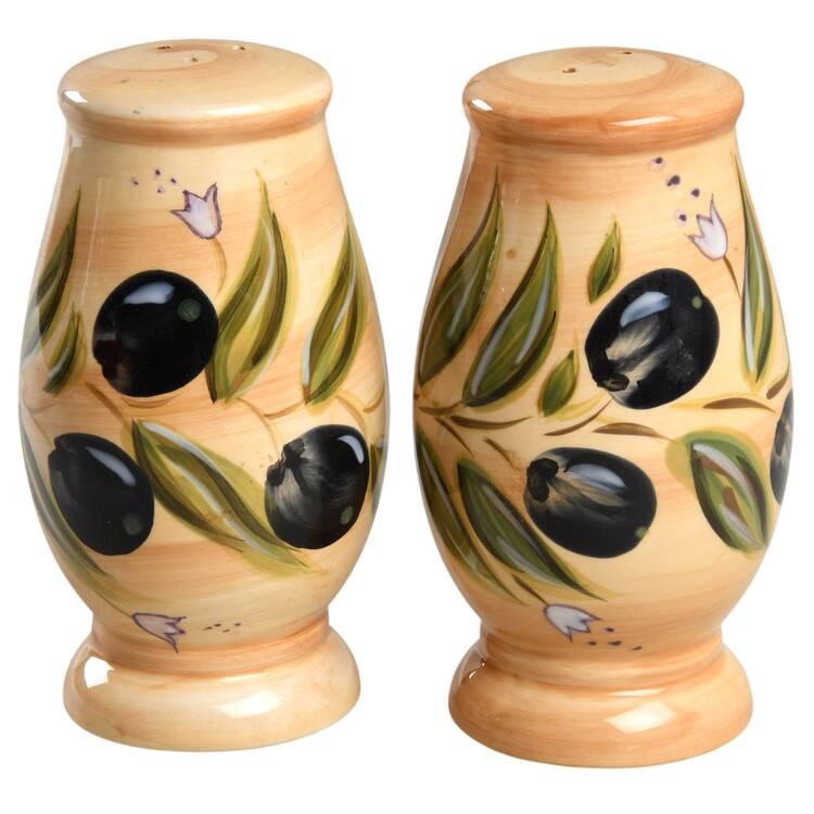 Provincial Olives Salt & Pepper Set