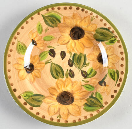 Provincial Sunflowers Salad Plate