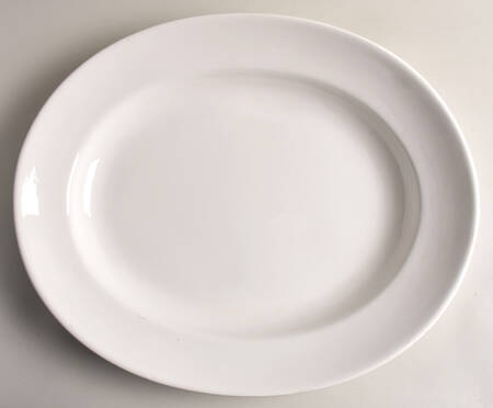 Blanc De Blanc 20" Oval Serving Platter