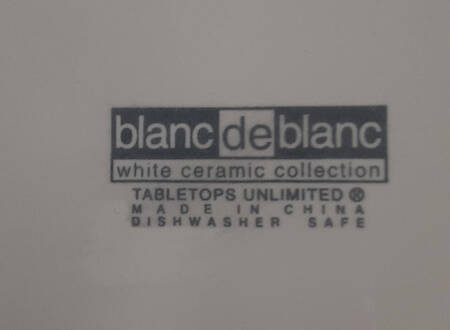 Blanc De Blanc 1 Piece Chip & Dip