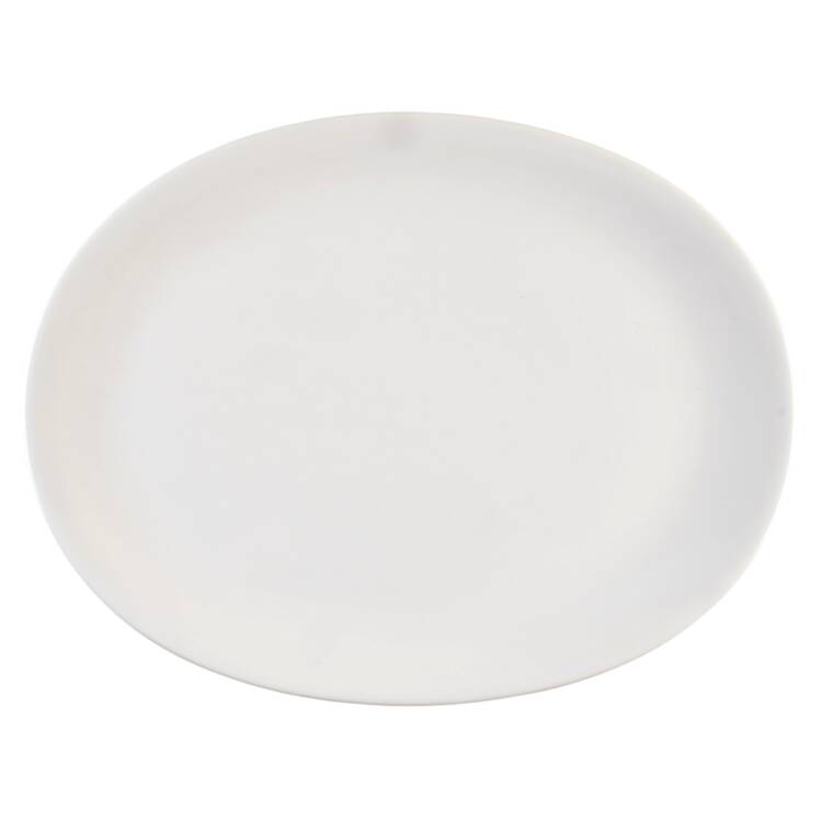 Blanc De Blanc 18" Oval Serving Platter
