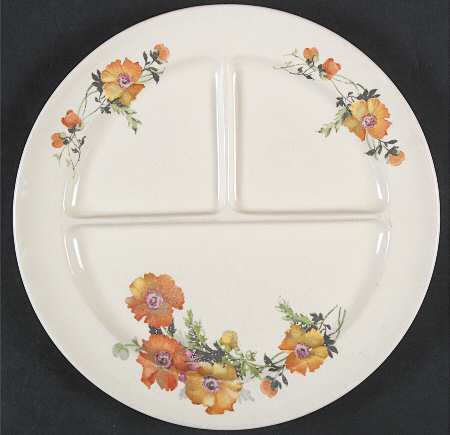 Wild Poppy (Luray, Smooth) Grill Plate