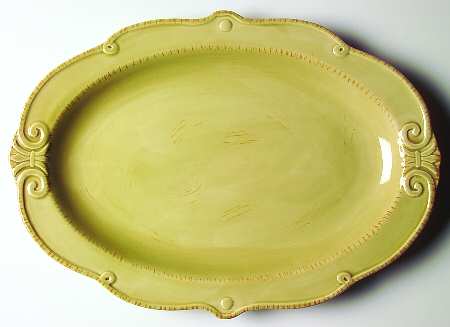 Auvignon Sage 15" Oval Serving Platter