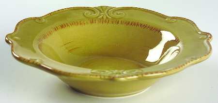 Auvignon Sage Large Rim Soup Bowl