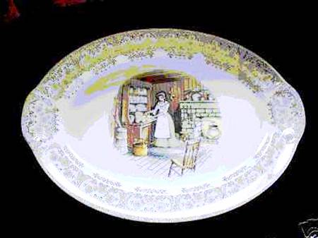 TST598 12" Oval Serving Platter