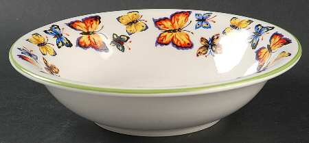 Butterfly Garden Coupe Soup Bowl