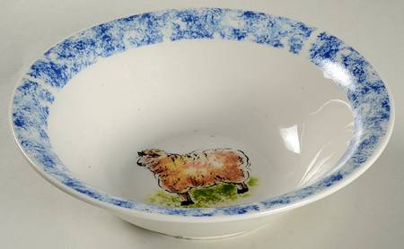 Country Barn Sheep 9" Round Vegetable Bowl