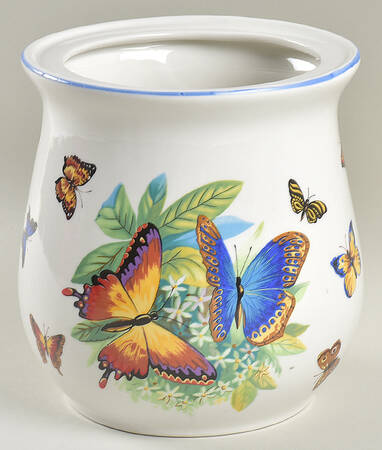 Butterflies Large Canister No Lid