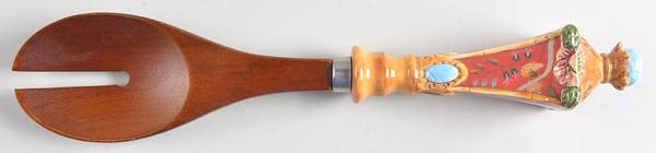 Artesian Road Salad Serving Fork with Wood Prongs