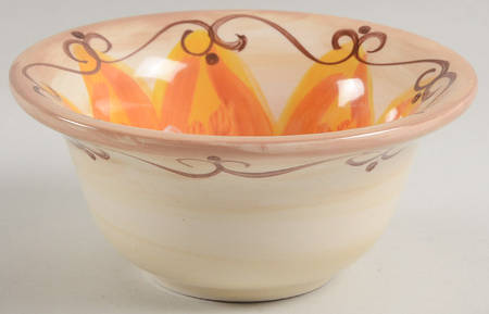 Sunny (Hand Painted) Dip Bowl for Chip & Dip Set