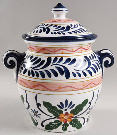 Talavera Cookie Jar & Lid