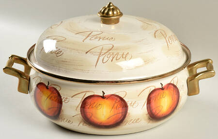 Fruition 4 Quart Metal Covered Casserole