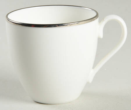 Palladium Band (Platinum Trim) Flat Demitasse Cup