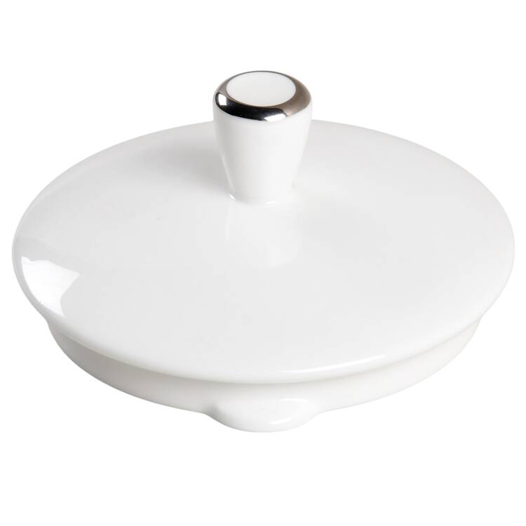Palladium Band (Platinum Trim) Lid for Teapot