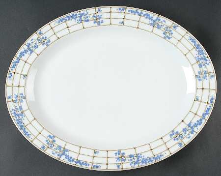 Trellis 15" Oval Serving Platter