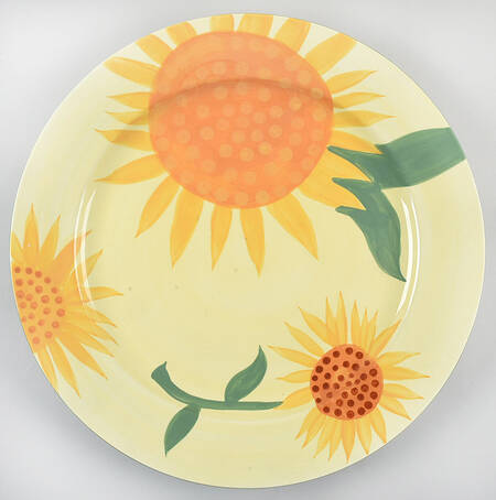 Sunflower 16" Chop Plate (Round Platter)