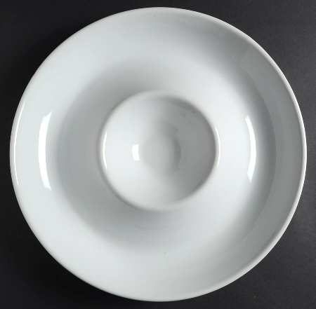 Whiteware 1 Piece Chip & Dip