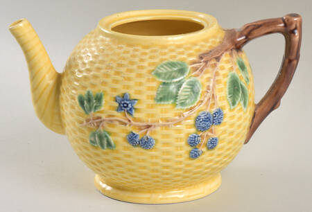 Blackberries Teapot No Lid