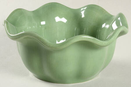 Corsica Sage (Green) Fluted Bowl