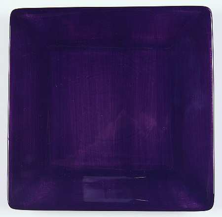 Corsica Plum (Dark Purple) Square Salad Plate