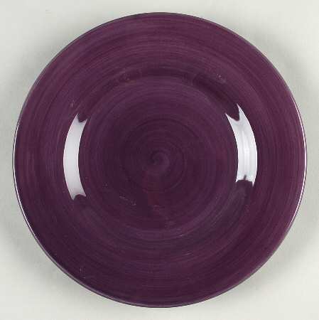 Corsica Plum (Dark Purple) Salad Plate