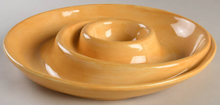 Corsica Butter (Dark Yellow) 1 Piece Chip & Dip