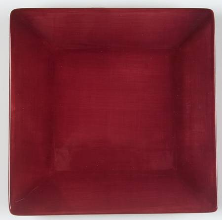 Corsica Cherry (Red) Square Salad Plate