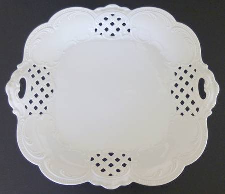 TIR367 Square Handled Cake Plate