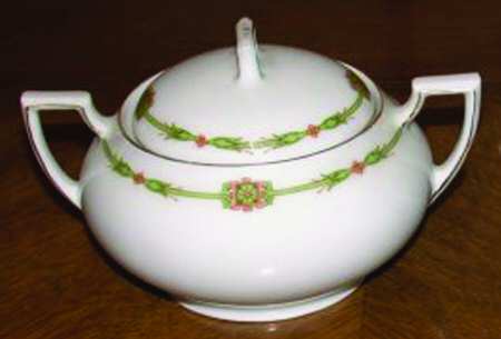 TIR368 Sugar Bowl & Lid