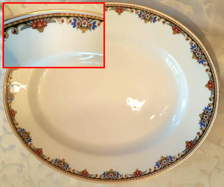 TRV432 12" Oval Serving Platter