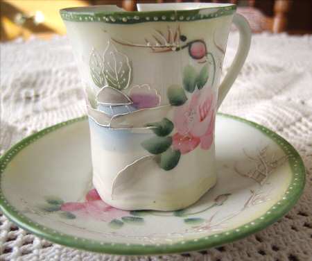 TKI11 Flat Demitasse Cup & Saucer Set