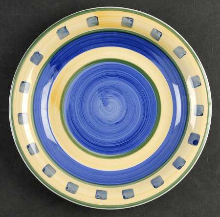 Barcelona (Green Violet) Salad Plate
