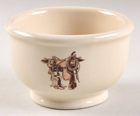 Boots & Saddle Sugar Bowl No Lid