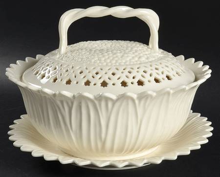 Creamware Tureen & Lid w/Underplate
