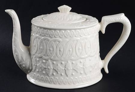 Creamware Teapot & Lid