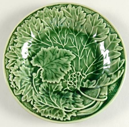 Green Majolica Salad/Dessert Plate