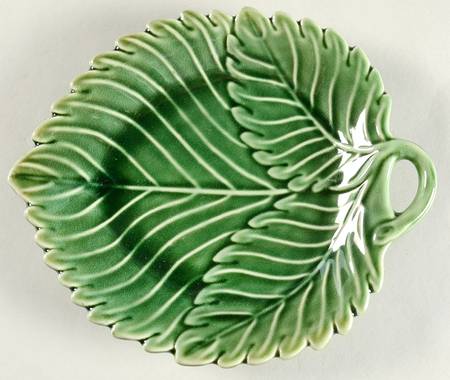 Green Majolica Salad/Dessert Plate