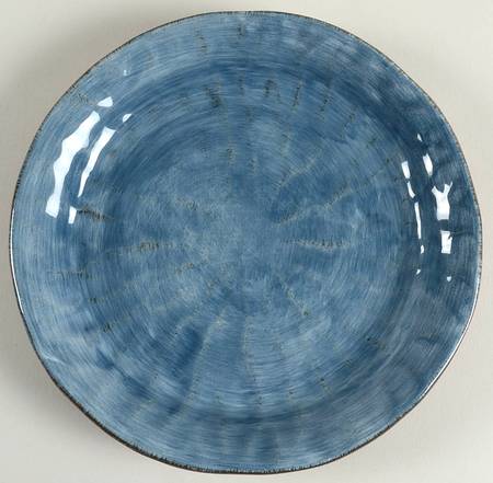 Gisella Cranberry Slate Blue Salad Plate