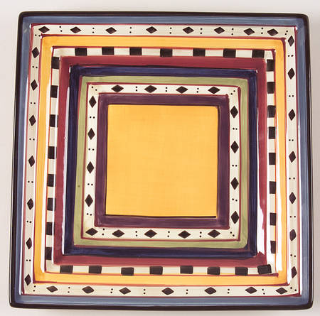Argentina Square Dinner Plate by Tabletops Unlimited